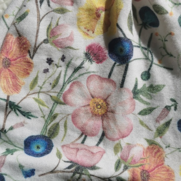 Copper pearl top knot baby hat - Picture 2 of 2